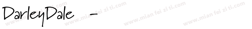 DarleyDale 字体字体转换